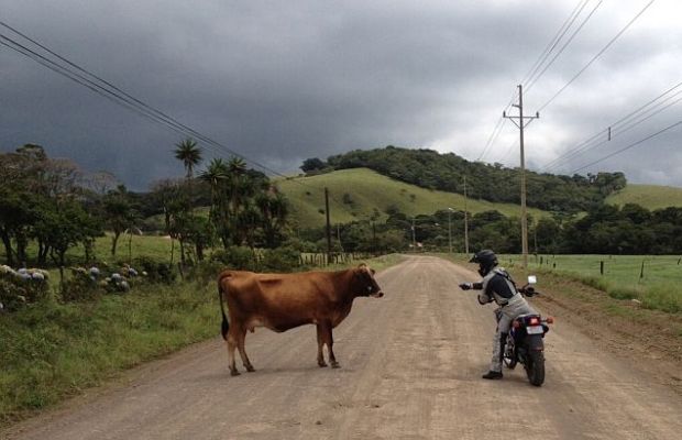 Motorradfahrer in Costa Rica